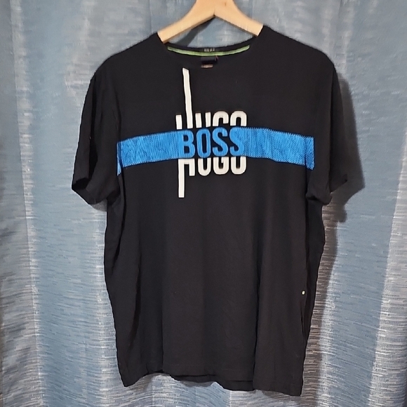 Hugo Boss Black and Blue Short Sleeve Tee - Picture 1 of 7